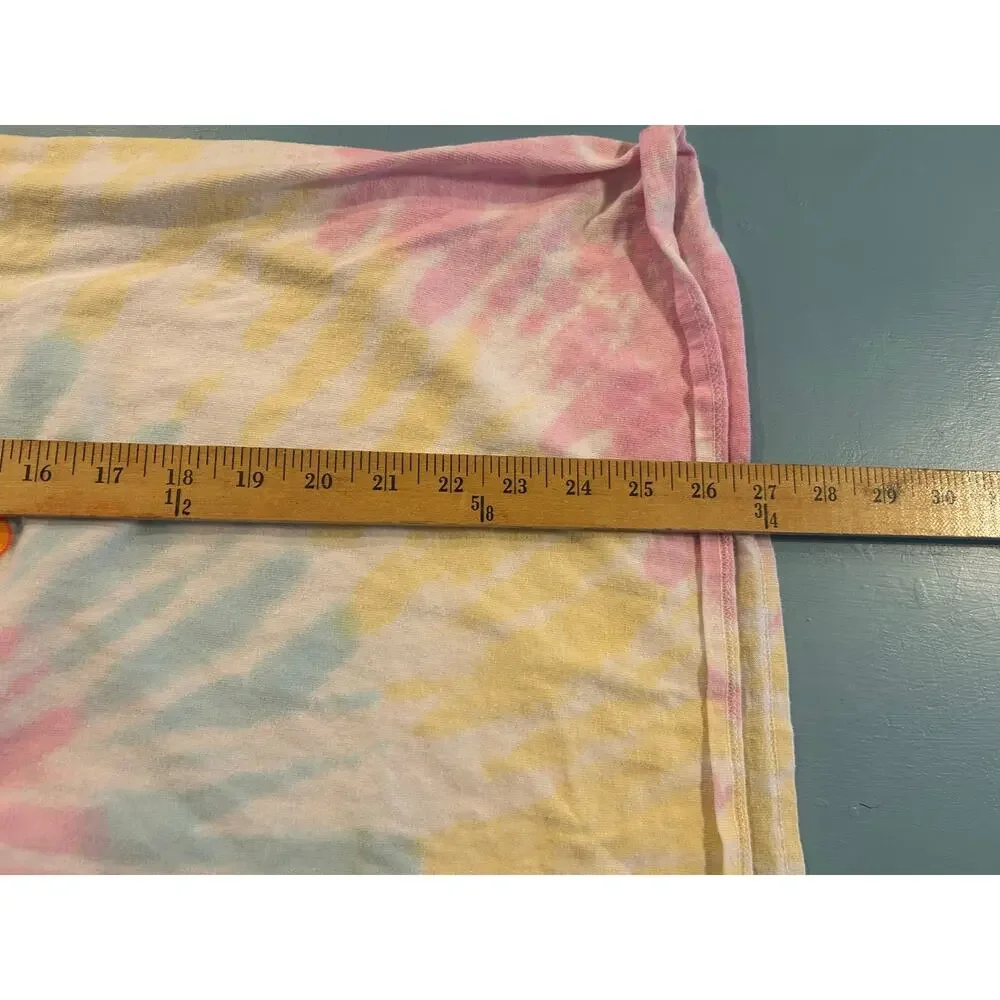 Care Bears Women Unisex Graphic Tee Size Medium M Pastel Tiedye - Picture 6 of 6